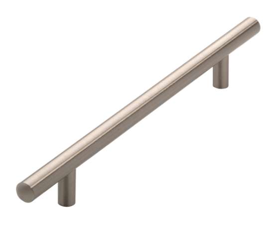 Afbeeldingen van Siro Meubelgreep metaal - boorafstand 160mm/L 240mm/H 32mm/B 12mm RVS effect 