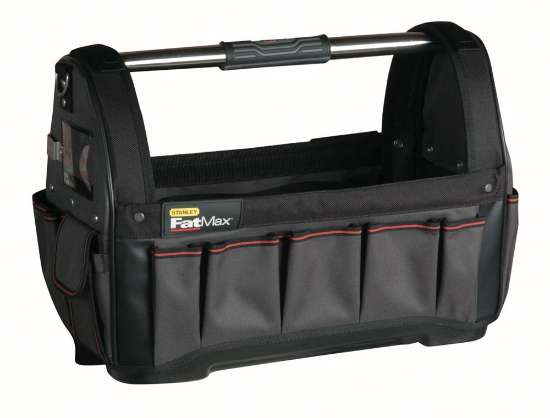 Afbeeldingen van Stanley open gereedschapstas FatMax - 18" 48x25x33cm - met schouderriem