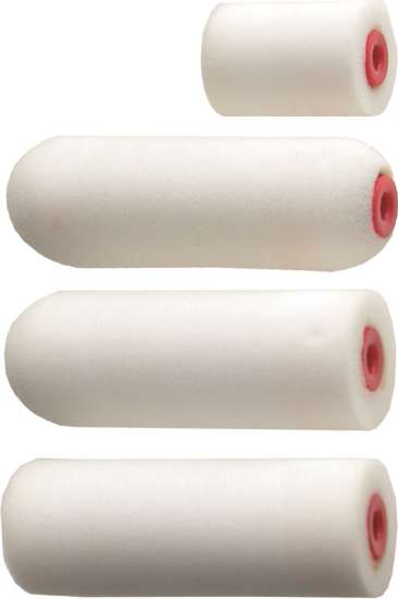 Afbeeldingen van Kelfort Losse verfrol - 10cm - wit 2x ronde top 