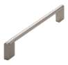 Afbeeldingen van Siro Meubelgreep metaal - boorafstand 192mm/L 198mm/H 38mm/B 10mm - RVS 