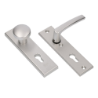 Afbeeldingen van Ami Veiligheidskortschild 193/50 Knop 169/50 / Deurkruk 332 - PC72 deurdikte 38/42mm - F1 