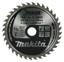Afbeeldingen van Makita Zaagb 136X20X1,5 36T 18G B-33635
