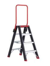 Afbeeldingen van Altrex Industrietrap Taurus - 2x4 treden - aluminium gecoat