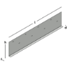 Afbeeldingen van GB randkist - 90° 460x2000x1,5mm - sendzimir verzinkt metaal
