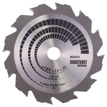 Afbeeldingen van Bosch Cirkelzaagblad Construct Wood