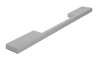 Afbeeldingen van Siro Meubelgreep metaal - boorafstand 160/256mm/L 284mm/H 29mm/B 10mm mat aluminium 