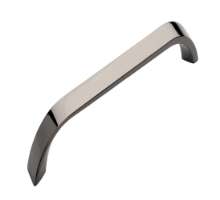 Afbeeldingen van Siro Meubelgreep metaal - boorafstand 160mm/L 188mm/H 30mm/B 16mm zwart chroom glanzend 