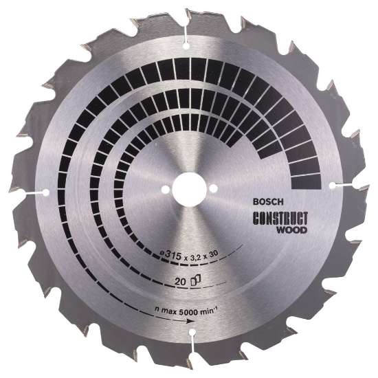 Afbeeldingen van Bosch Cirkelzaagblad Construct Wood