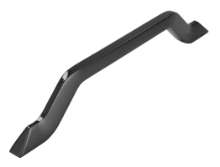 Afbeeldingen van Siro Meubelgreep metaal - boorafstand 160mm/L 186mm/H 32mm/B 9mm zwart chroom glanzend 