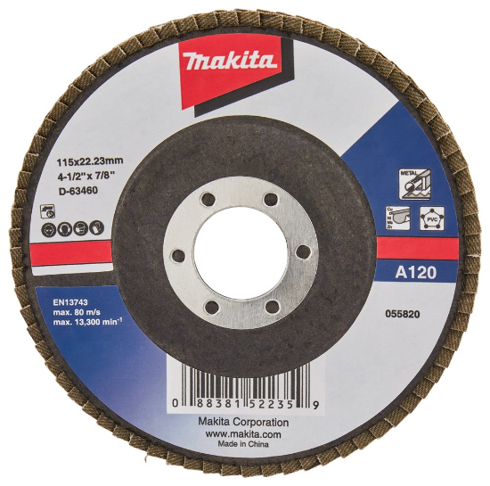 Afbeeldingen van Makita Lamellenschijf D-63460 - Ø115mm - A120 