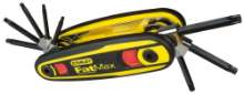 Afbeeldingen van Stanley stiftsleutelset FatMax - TX 9-30 - 90°, 135° en 180° vergrendelbaar 8 delig