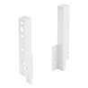 Afbeeldingen van Hettich Set achterwandverbinder ArciTech  186 mm, wit, links en rechts