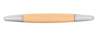 Afbeeldingen van Siro Meubelgreep hout - boorafstand 96mm/L 133mm/H 32mm/B 14mm esdoorn/chroom 