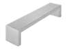 Afbeeldingen van Siro Meubelgreep metaal - boorafstand 192mm/L 202mm/H 40mm/B 40mm - RVS 