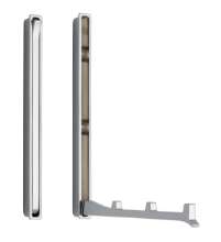 Afbeeldingen van Siro Wasdroger metaal - boorafstand 64mm/L 177mm/H 19mm/B 13mm chroom glanzend 