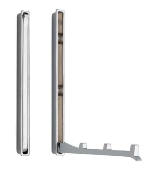 Afbeeldingen van Siro Wasdroger metaal - boorafstand 64mm/L 177mm/H 19mm/B 13mm chroom glanzend 