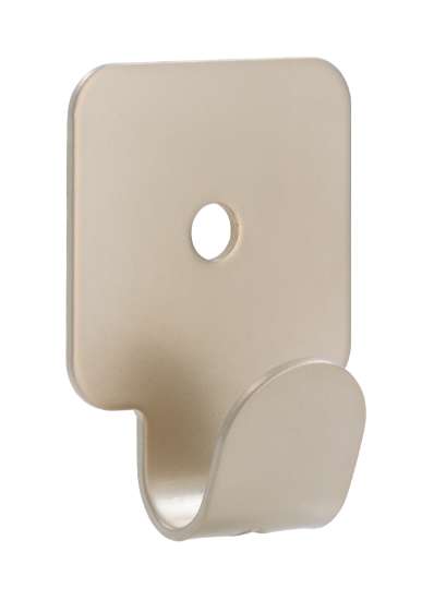 Afbeeldingen van Siro Kapstokhaak metaal - L 41mm/H 15mm/B 30mm nikkel mat 