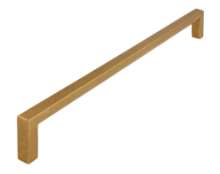 Afbeeldingen van Siro Meubelgreep metaal - boorafstand 224mm/L 232mm/H 28mm/B 8mm vintage goud 