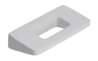 Afbeeldingen van Siro Meubelgreep metaal - boorafstand 32mm/L 54mm/H 24mm/B 10mm wit mat 