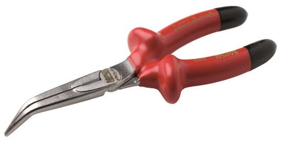 Afbeeldingen van Bahco gebogen lange punttang VDE 200mm (2427V-200)