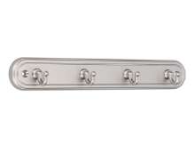 Afbeeldingen van Siro Sleutelhouder kunststof - boorafstand 208mm/L 240mm/H 29mm/B 36mm - antraciet 