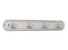 Afbeeldingen van Siro Sleutelhouder kunststof - boorafstand 208mm/L 240mm/H 29mm/B 36mm - antraciet 
