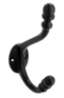 Afbeeldingen van Siro Kapstokhaak metaal - boorafstand 20mm/L 132mm/H 78mm/B 33mm mat zwart 