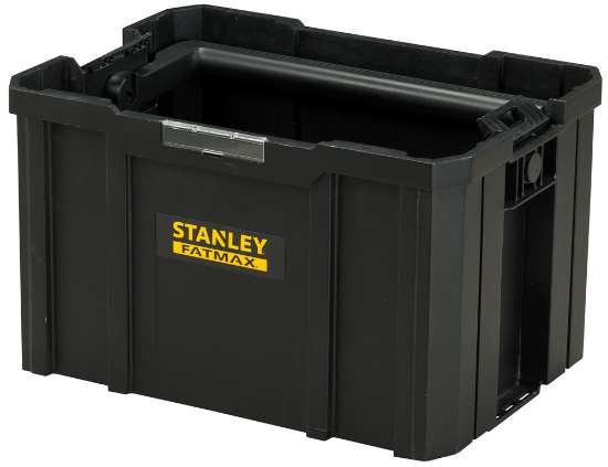 Afbeeldingen van Stanley open gereedschapsbak FatMax PRO-STACK - 26.5 liter - inklapbare handgreep