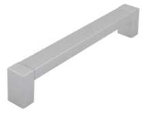 Afbeeldingen van Siro Meubelgreep kunststof - boorafstand 128mm/L 138mm/H 24mm/B 14mm - aluminium 