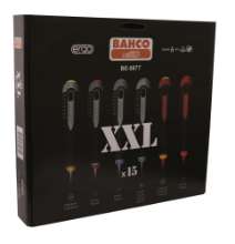 Afbeeldingen van Bahco ergonomische schroevendraaierset voor gleuf/ph/pz/torx 15 Delig