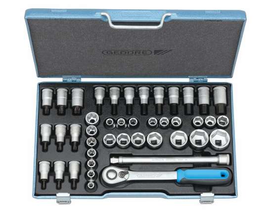 Afbeeldingen van GEDORE Dopsleutelset 1/2" 42-delig ITX 19 INU-20