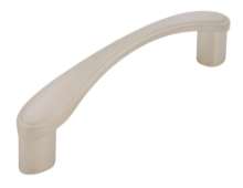 Afbeeldingen van Siro Meubelgreep metaal - boorafstand 96mm/L 112mm/H 30mm/B 15mm - nikkel mat 