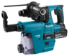 Afbeeldingen van Makita Combihamer met stofafzuiging DHR242RTJW - 18v 2x 5,0Ah li-on accu - inclusief snellader in Mbox 