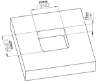 Afbeeldingen van Siro Schelpgreep metaal - L 46mm/H 13mm/B 46mm aluminium 
