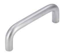 Afbeeldingen van Siro Meubelgreep metaal - boorafstand 64mm/L 72mm/H 27mm/B 8mm chroom mat 
