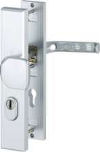 Afbeeldingen van Hoppe Inbraakwerend-wisselgarnituur aluminium London 61G/2236ZA/2214/113 - PC72 - F1