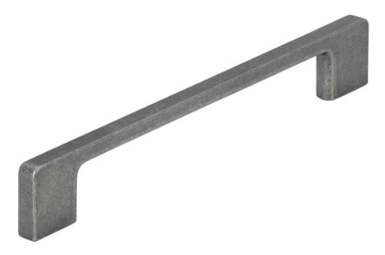 Afbeeldingen van Siro Meubelgreep metaal - boorafstand 192mm/L 204mm/H 30mm/B 9mm antiek ijzer 