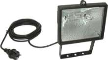 Afbeeldingen van Kelfort bouwlamp - 500W 5 meter kabel - IP54 klasse 2  Op=Op