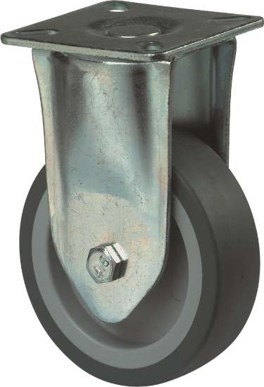 Afbeeldingen van Kelfort bokwiel grijs rubber