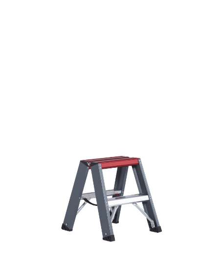 Afbeeldingen van Altrex dubbel oploopbare trap Falco - 2x2 treden 