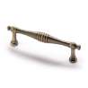 Afbeeldingen van Hettich Greep Osimo, boorafstand 96, L 120 mm, B 13 mm, H 22 mm, ø 13 mm, messingkleurig antiek