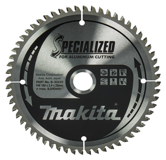 Afbeeldingen van Makita Zaagb Alu 160X20X2,4 60T 0G B-33233