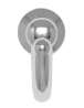 Afbeeldingen van Siro Kapstokhaak metaal - L 22mm/H 30mm/B 12mm chroom glanzend 