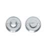 Afbeeldingen van INTERSTEEL WC-sluiting 8mm schroefgat chroom mat 3173