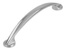 Afbeeldingen van Siro Meubelgreep metaal - boorafstand 96mm/L 116mm/H 20mm/B 13mm chroom glanzend 