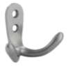 Afbeeldingen van Siro Kapstokhaak metaal - boorafstand 11mm/L 45mm/H 28mm/B 60mm - gepolijst aluminium 