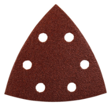 Afbeeldingen van Makita schuurvel Red Velcro - 3-kant 94mm - Korrel 80