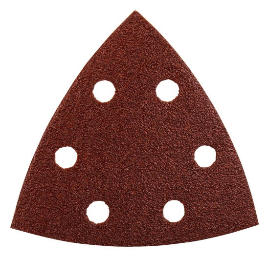 Afbeeldingen van Makita schuurvel Red Velcro - 3-kant 94mm - Korrel 80