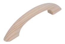 Afbeeldingen van Siro Meubelgreep hout - boorafstand 96mm/L 133mm/H 29mm/B 13mm vurenhout 