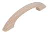 Afbeeldingen van Siro Meubelgreep hout - boorafstand 96mm/L 133mm/H 29mm/B 13mm vurenhout 